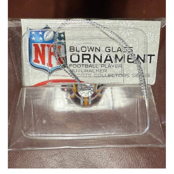 Washington Redskins Blown Glass Ornament Nutcracker NFL Licensed Rare NIB - Picture 9 of 9